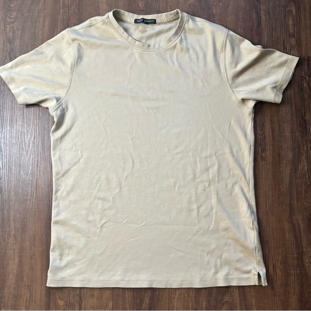 Robert Barakett Light Tan Crew Neck T-Shirt